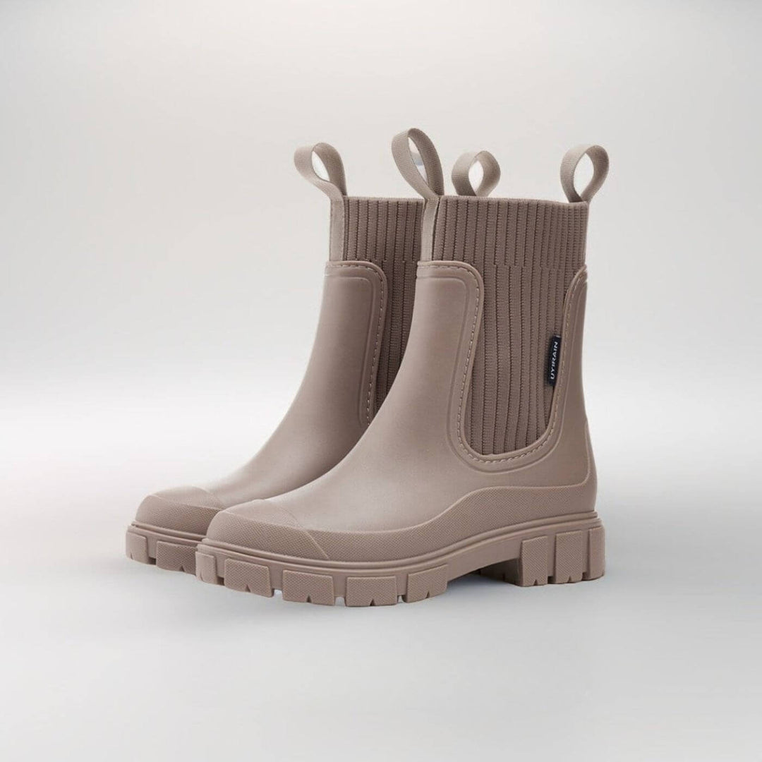 Irina | Botas Chelsea Impermeáveis Mulher Malha Sola Robusta