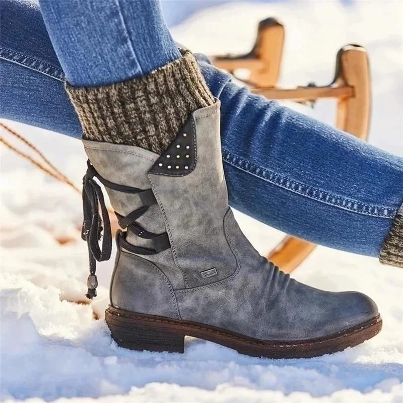 Isabel | Botas Chelsea Mulher Impermeáveis Salto Baixo