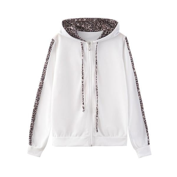 Joana | Conjunto de Jogging Estampado Animal Print Mulher com Capuz