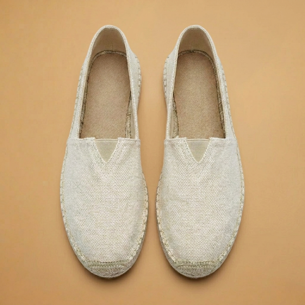 João | Alpargatas de Linho Homem Slip-On