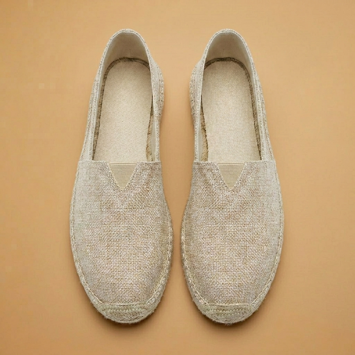 João | Alpargatas de Linho Homem Slip-On