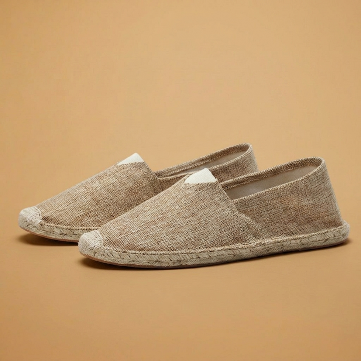 João | Alpargatas de Linho Homem Slip-On