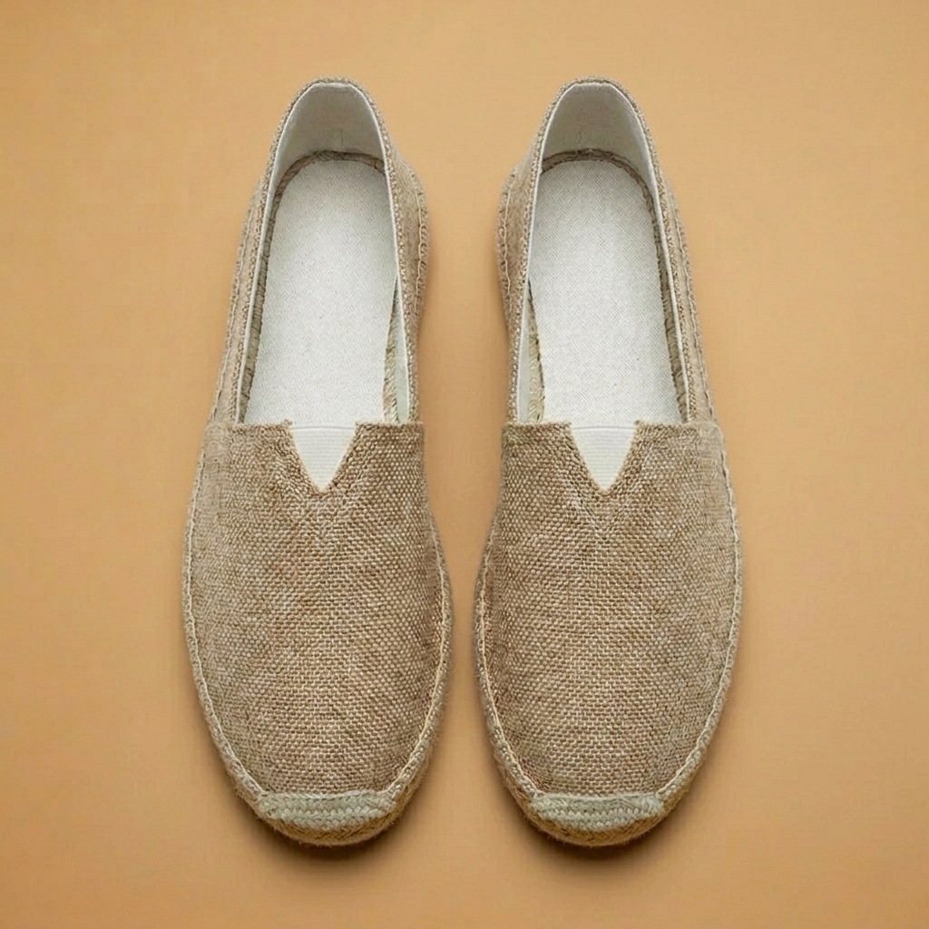João | Alpargatas de Linho Homem Slip-On