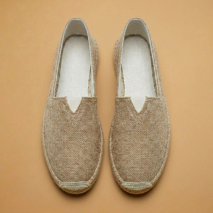 João | Alpargatas de Linho Homem Slip-On