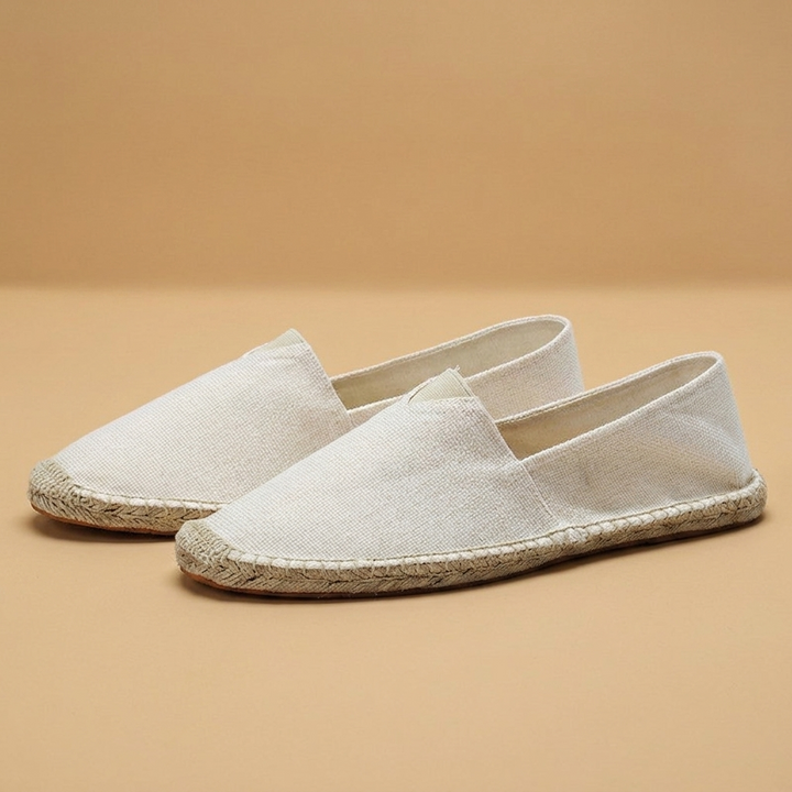 João | Alpargatas de Linho Homem Slip-On