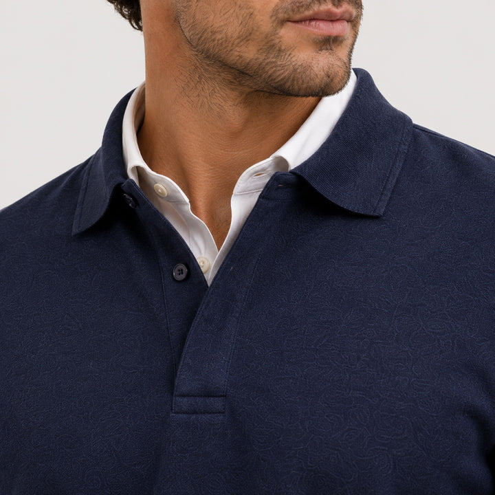 João | Polo de Manga Comprida Homem Clássico