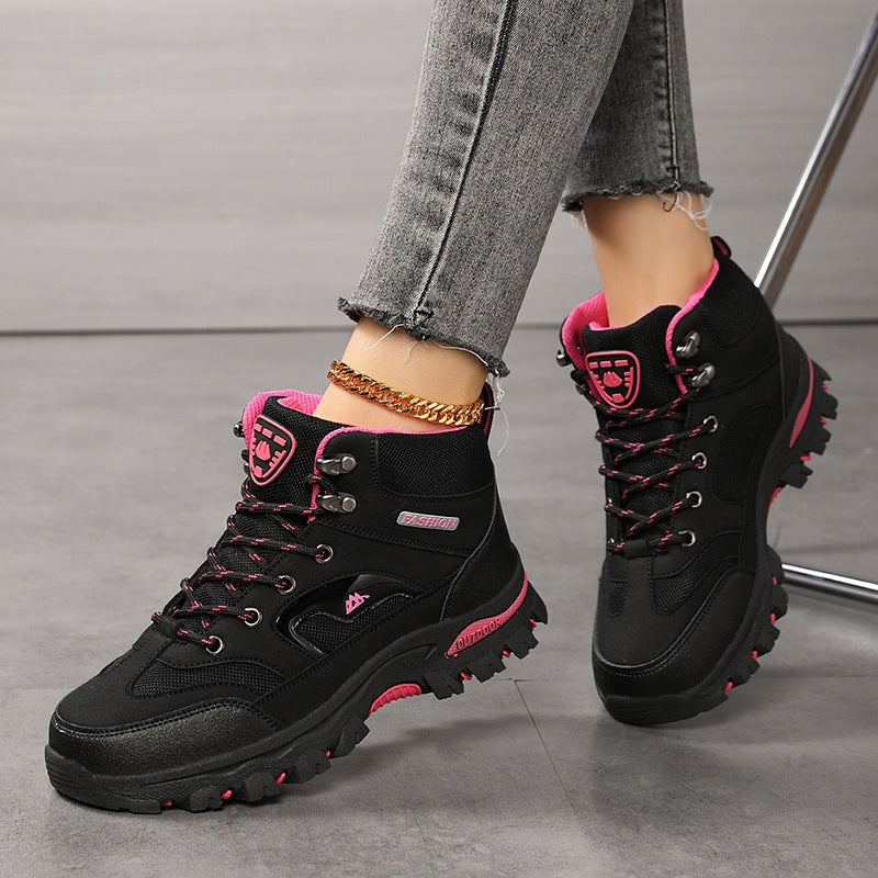 Lara | Botas de Caminhada Impermeáveis Mulher Cano Alto com Atacadores