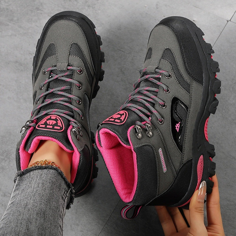 Lara | Botas de Caminhada Impermeáveis Mulher Cano Alto com Atacadores