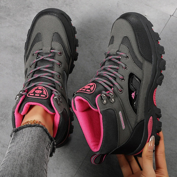 Lara | Botas de Caminhada Impermeáveis Mulher Cano Alto com Atacadores