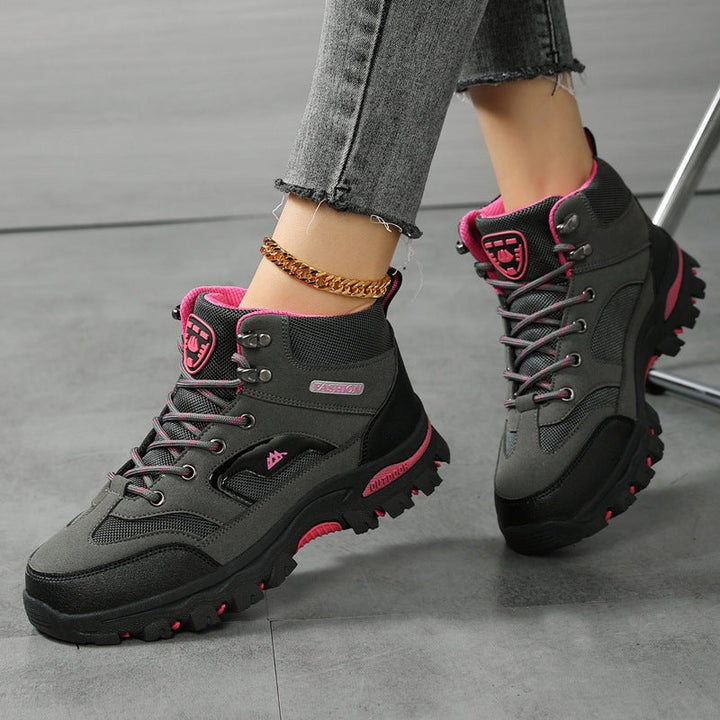 Lara | Botas de Caminhada Impermeáveis Mulher Cano Alto com Atacadores