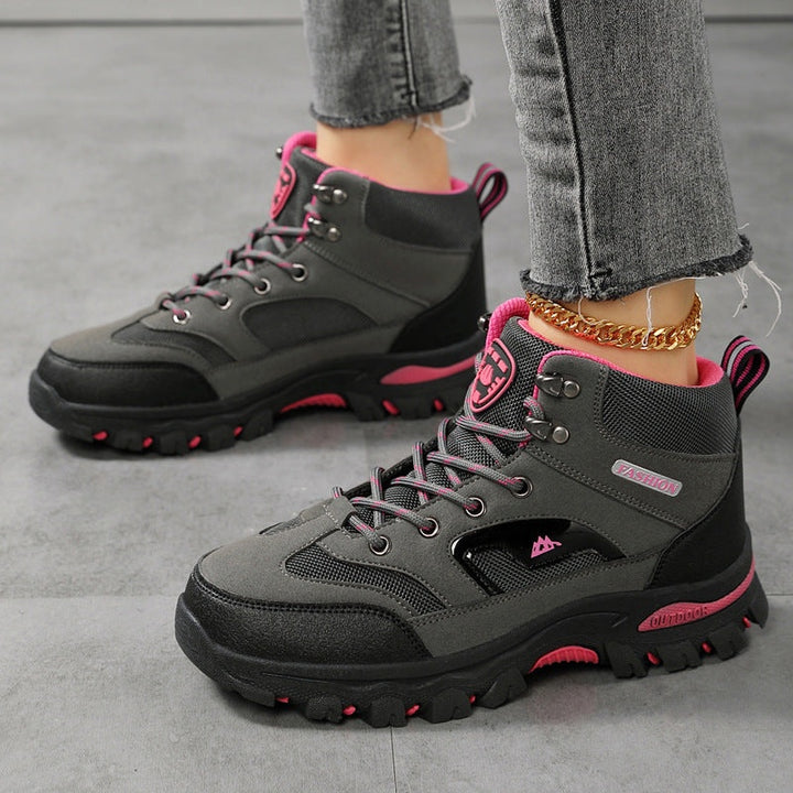 Lara | Botas de Caminhada Impermeáveis Mulher Cano Alto com Atacadores