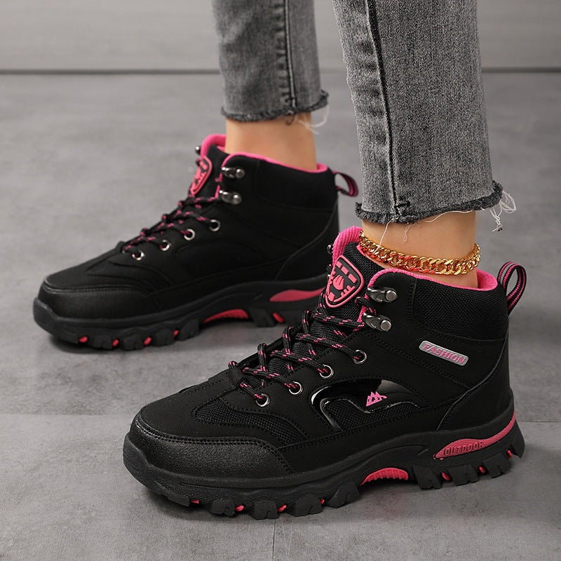 Lara | Botas de Caminhada Impermeáveis Mulher Cano Alto com Atacadores