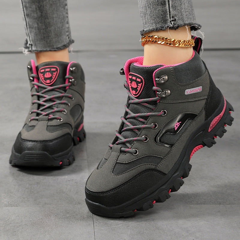 Lara | Botas de Caminhada Impermeáveis Mulher Cano Alto com Atacadores