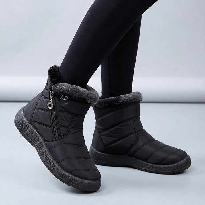 Laura | Botas de Inverno Impermeáveis Mulher Forradas Fecho Lateral