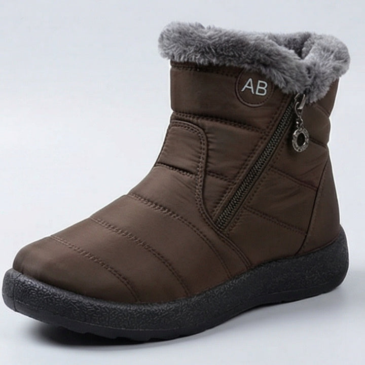 Laura | Botas de Inverno Impermeáveis Mulher Forradas Fecho Lateral