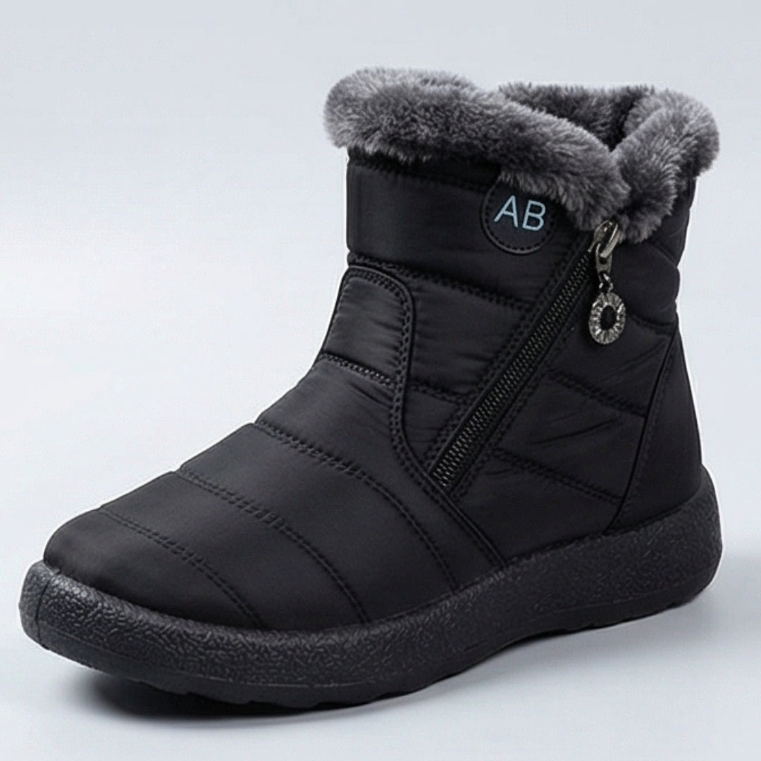 Laura | Botas de Inverno Impermeáveis Mulher Forradas Fecho Lateral