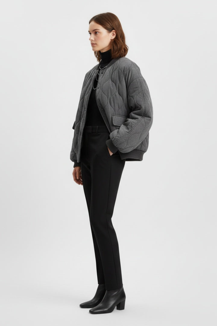 Leonor | Casaco Bomber Acolchoado Mulher Oversize
