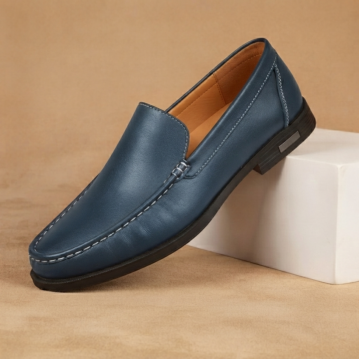 Loafers de Couro Homem Slip-On Clássicos