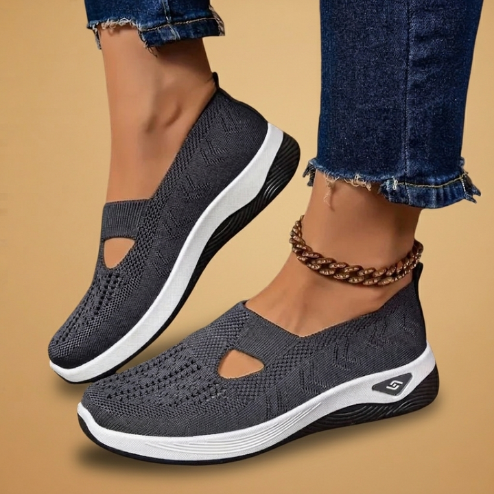 Lúcia | Ténis Slip-On Respiráveis Mulher Malha