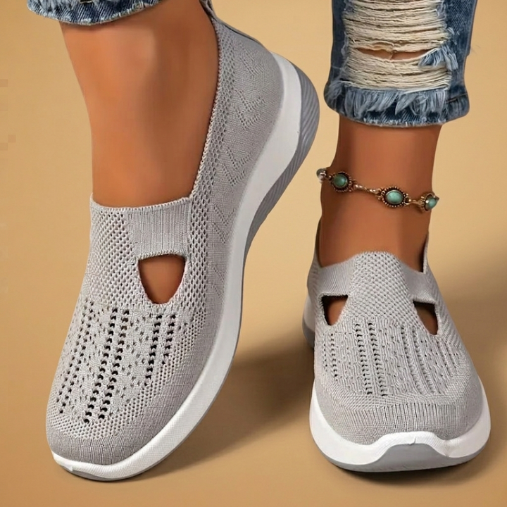 Lúcia | Ténis Slip-On Respiráveis Mulher Malha