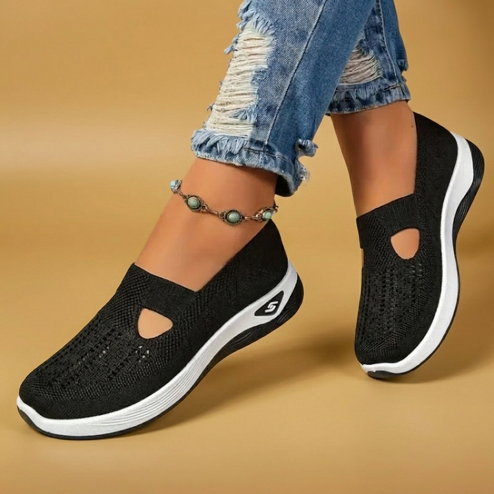 Lúcia | Ténis Slip-On Respiráveis Mulher Malha