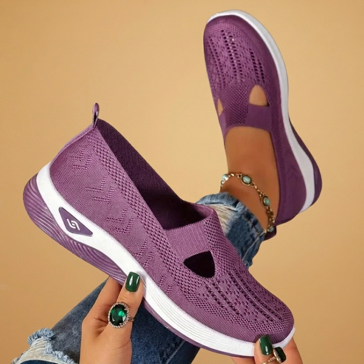 Lúcia | Ténis Slip-On Respiráveis Mulher Malha