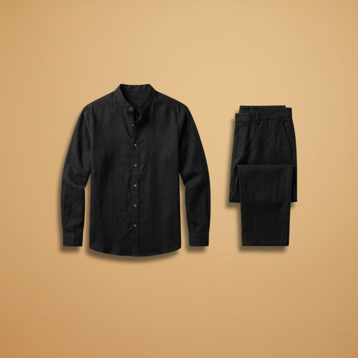 Luís | Conjunto Duas Peças Homem Camisa Manga Longa
