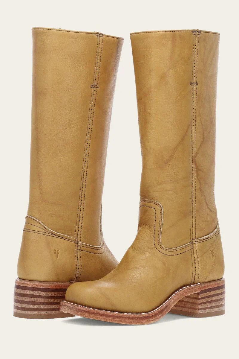 Luísa | Botas Cowboy de Couro Cano Alto Mulher