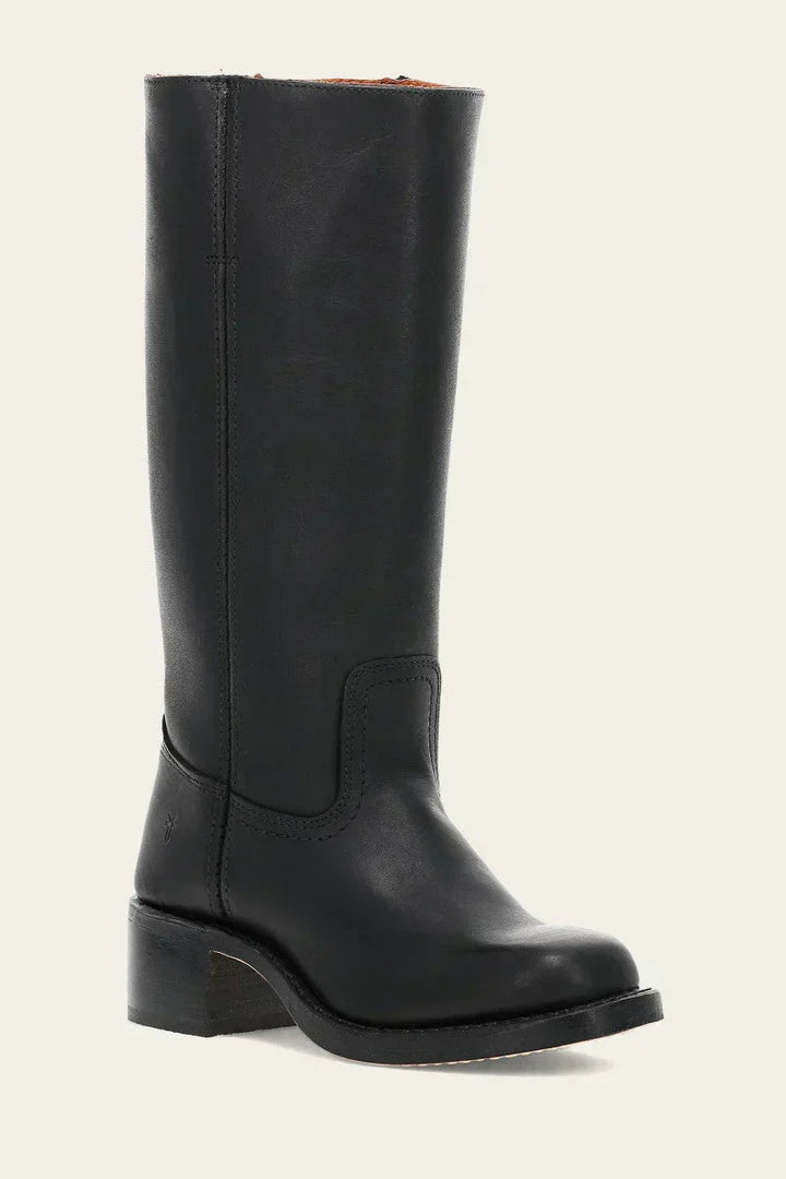 Luísa | Botas Cowboy de Couro Cano Alto Mulher