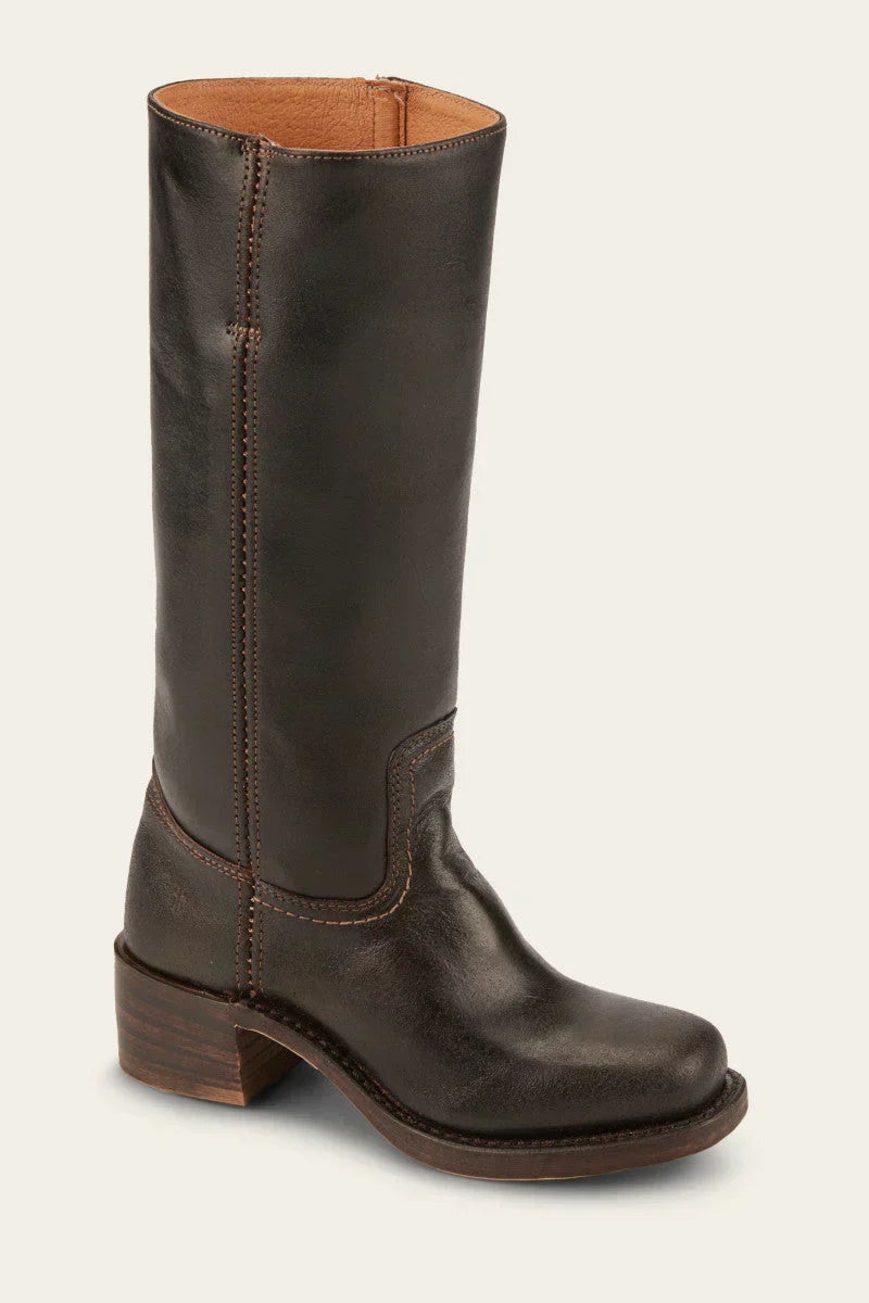 Luísa | Botas Cowboy de Couro Cano Alto Mulher
