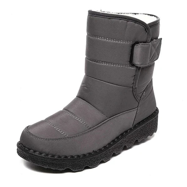 Luísa | Botas de Neve Impermeáveis Mulher Nylon Acolchoado Cano Médio