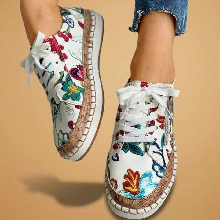 Margarida | Sapatos Ortopédicos Estampados Mulher Slip-On