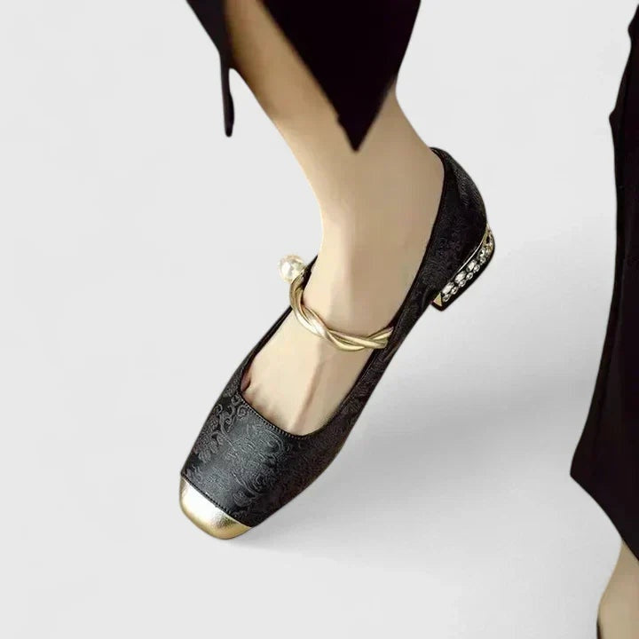 Mariana | Sapatos Mary Jane Mulher Salto Bloco Correia