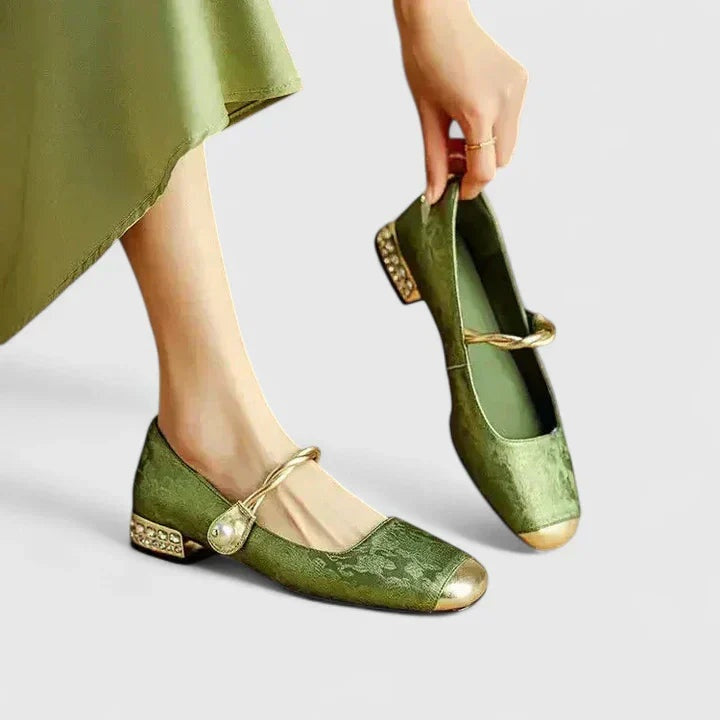 Mariana | Sapatos Mary Jane Mulher Salto Bloco Correia