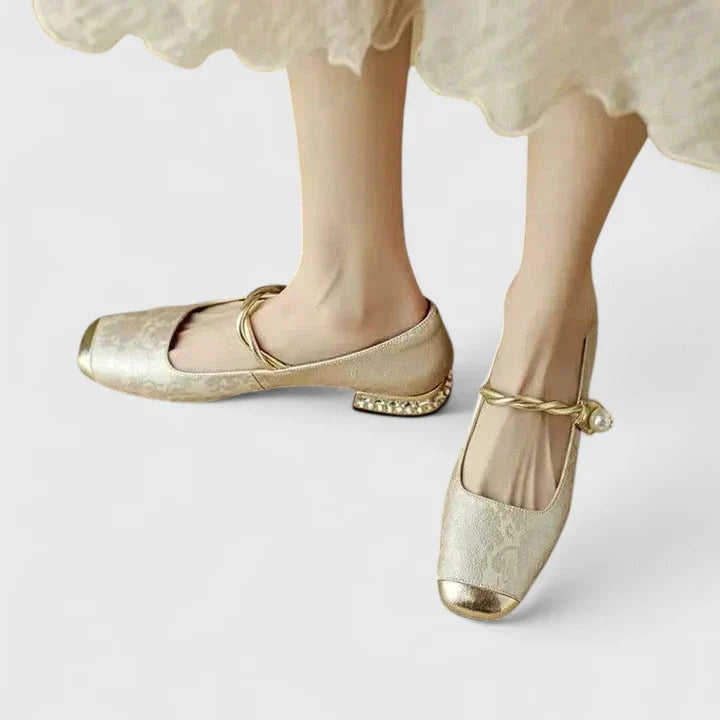 Mariana | Sapatos Mary Jane Mulher Salto Bloco Correia