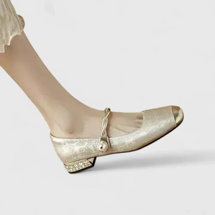 Mariana | Sapatos Mary Jane Mulher Salto Bloco Correia