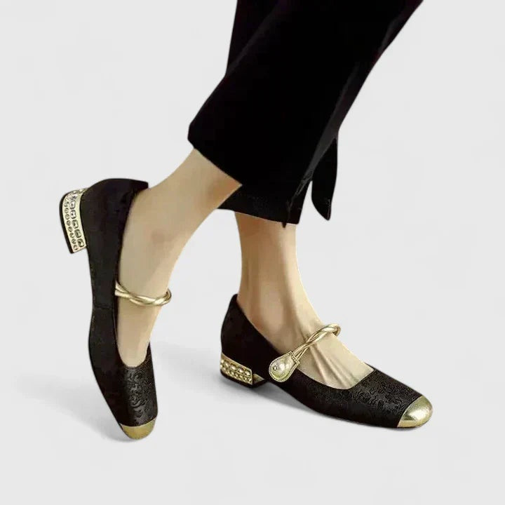 Mariana | Sapatos Mary Jane Mulher Salto Bloco Correia