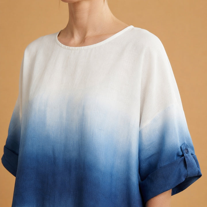 Marta | Conjunto Tie Dye Duas Peças Mulher Manga Larga