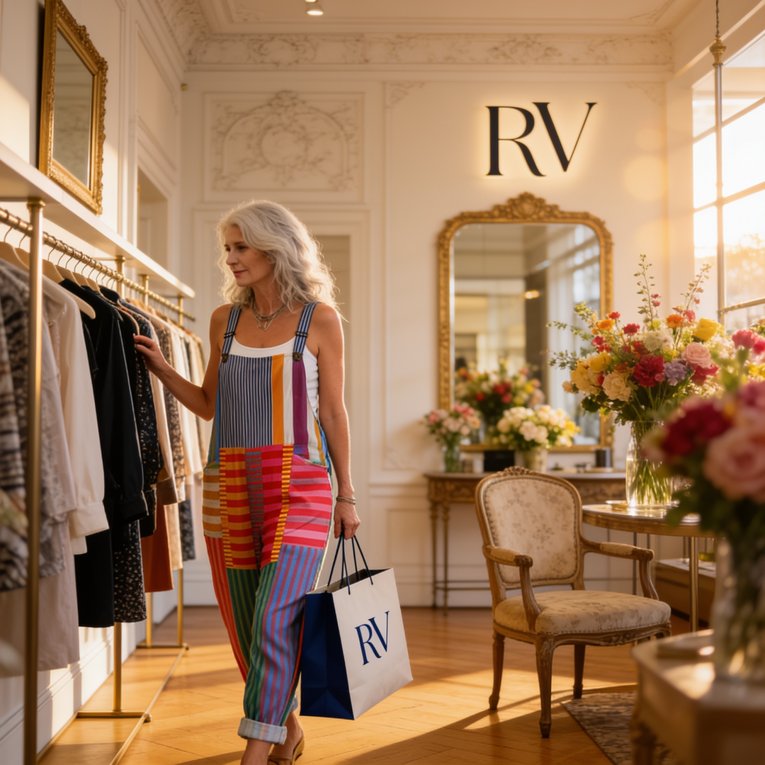 Matilde | Jardineiras Estampado Floral Mulher Perna Larga com Bolsos