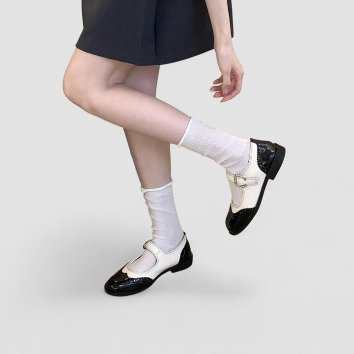 Matilde | Sapatos Mary Jane Estilo Oxford Mulher Fivela