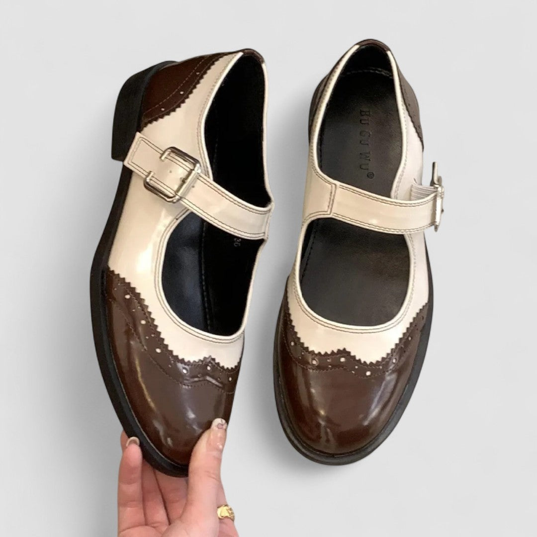 Matilde | Sapatos Mary Jane Estilo Oxford Mulher Fivela