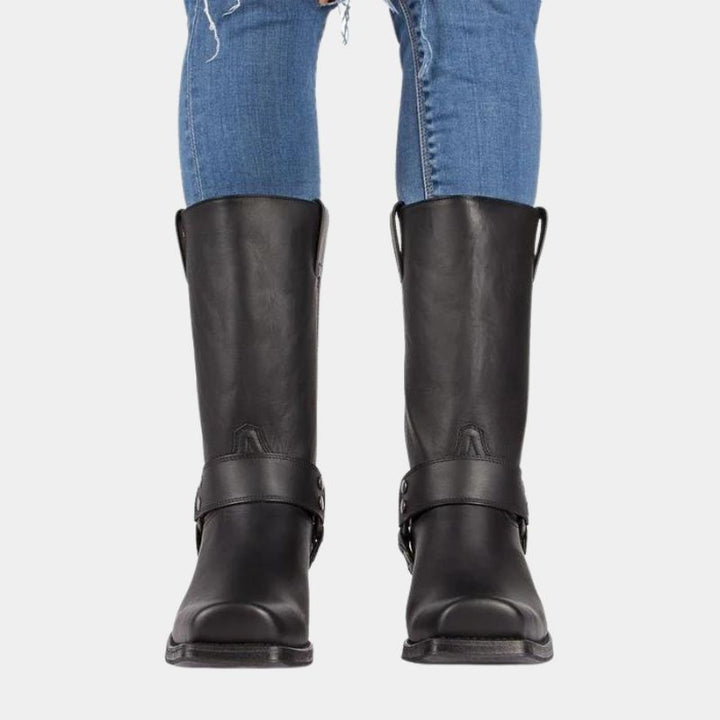 Miguel | Botas Cowboy Homem Cano Alto Estilo Biker