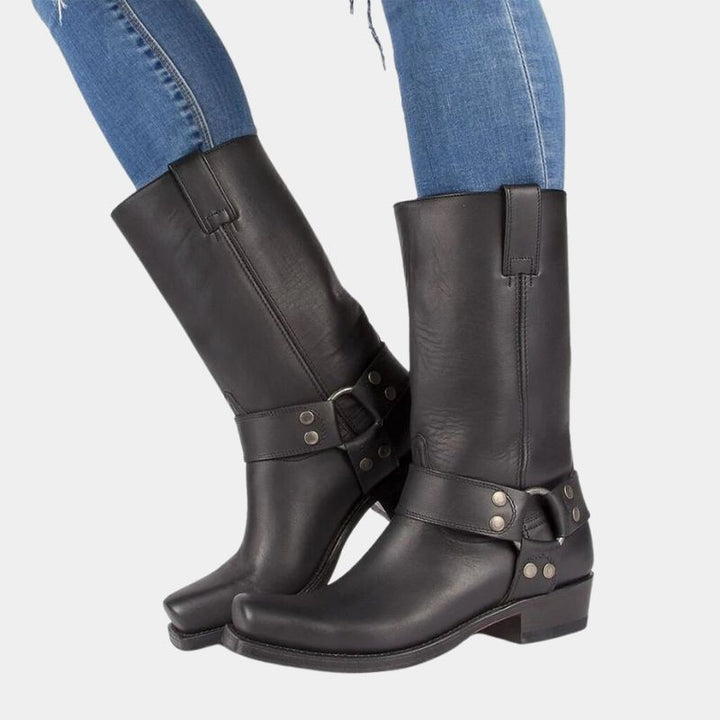 Miguel | Botas Cowboy Homem Cano Alto Estilo Biker