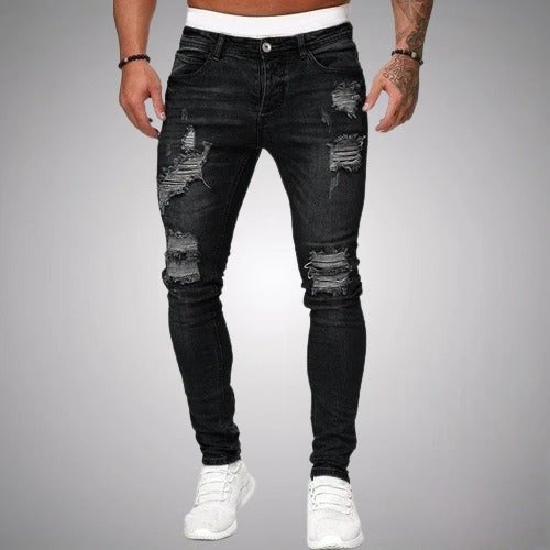 Miguel | Calças de Ganga Homem Skinny Rasgadas