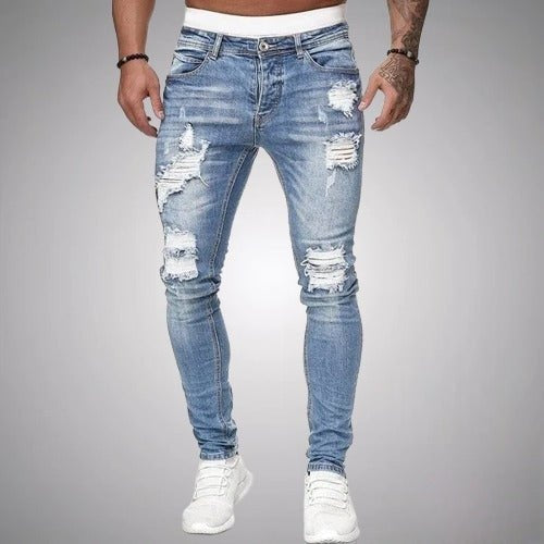 Miguel | Calças de Ganga Homem Skinny Rasgadas