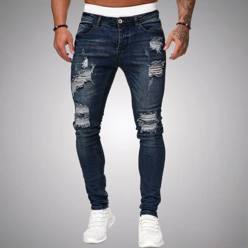 Miguel | Calças de Ganga Homem Skinny Rasgadas