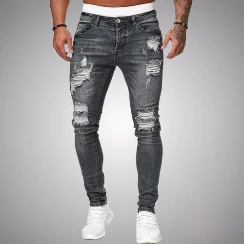 Miguel | Calças de Ganga Homem Skinny Rasgadas