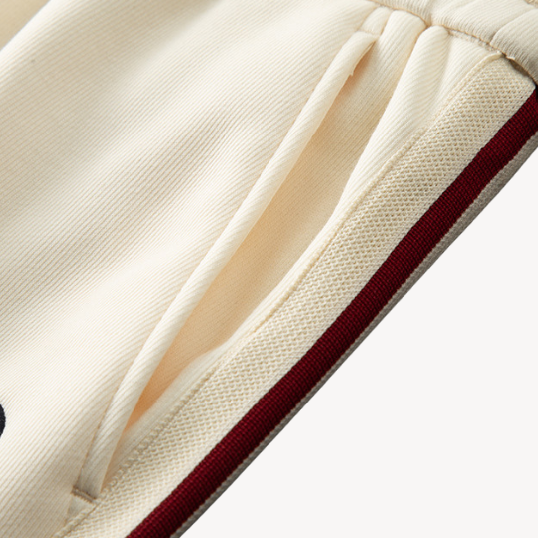 Miguel | Fato de Treino Homem Semi-Zip com Riscas nas Mangas