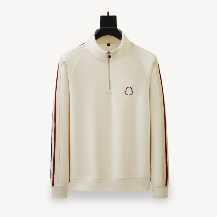 Miguel | Fato de Treino Homem Semi-Zip com Riscas nas Mangas
