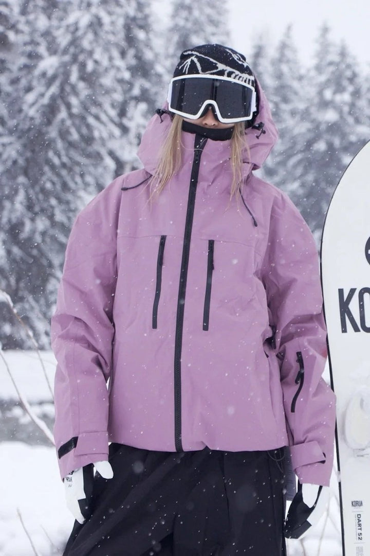 Mónica | Casaco de Neve Mulher Impermeável com Capuz Ski